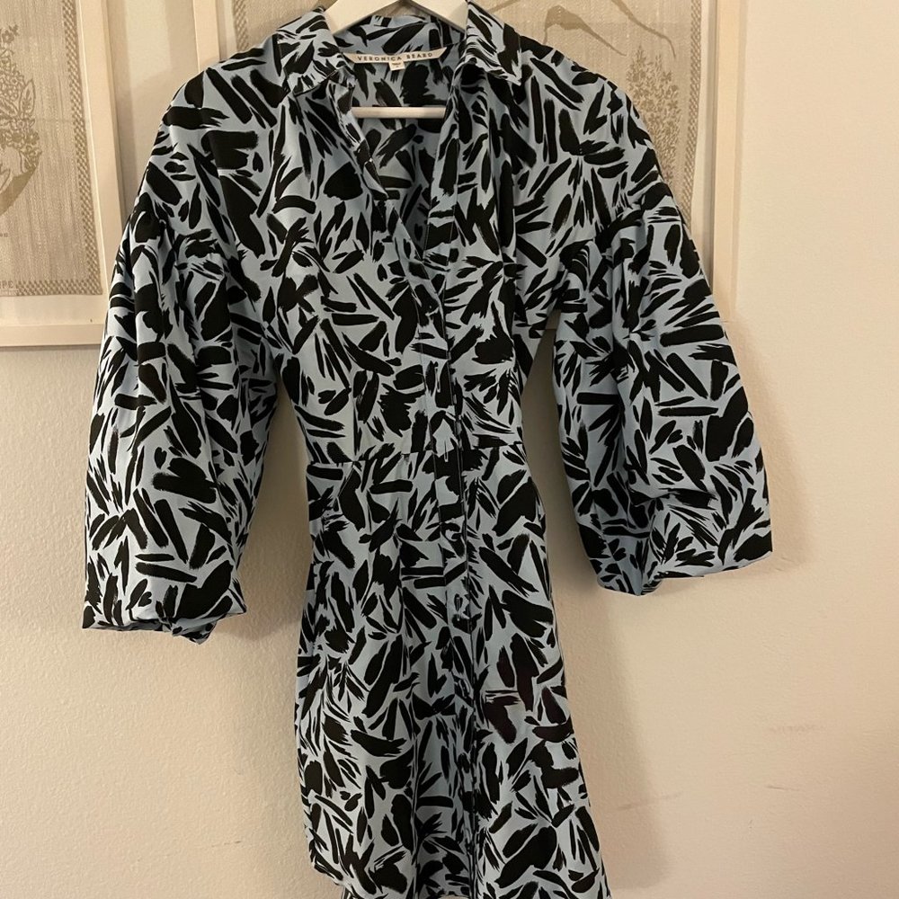 Veronica Beard Samy Floral Mini Dress